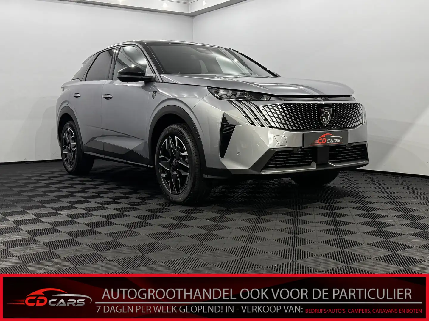 Peugeot 3008 1.2 Hybrid 145 GT e-DSC6 Half leder, Camera, Navi, Gris - 1