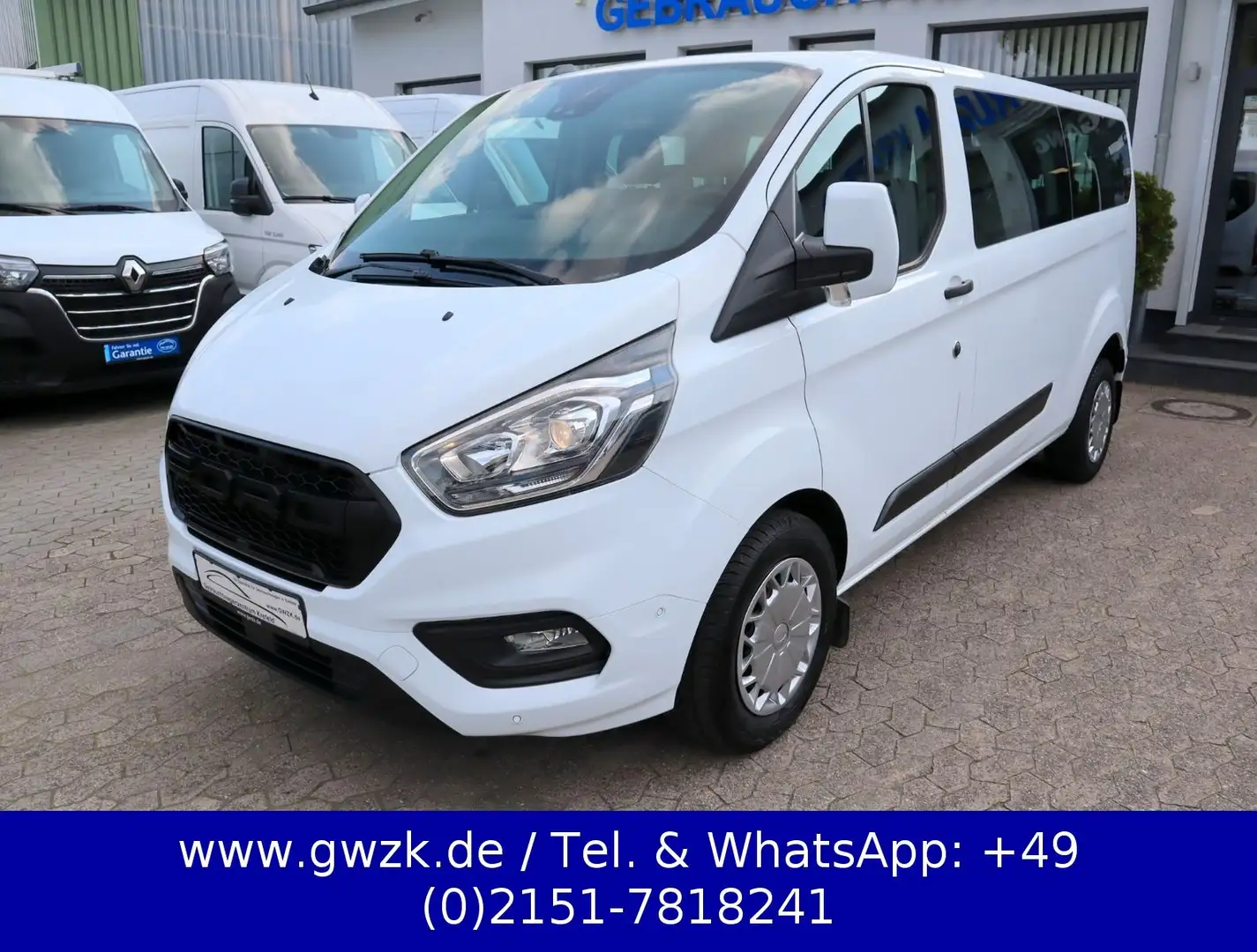 Ford Tourneo Custom Transit Custom 320 L2 /9-Sitzer /Navi /Kam. /PDC Blanc - 1