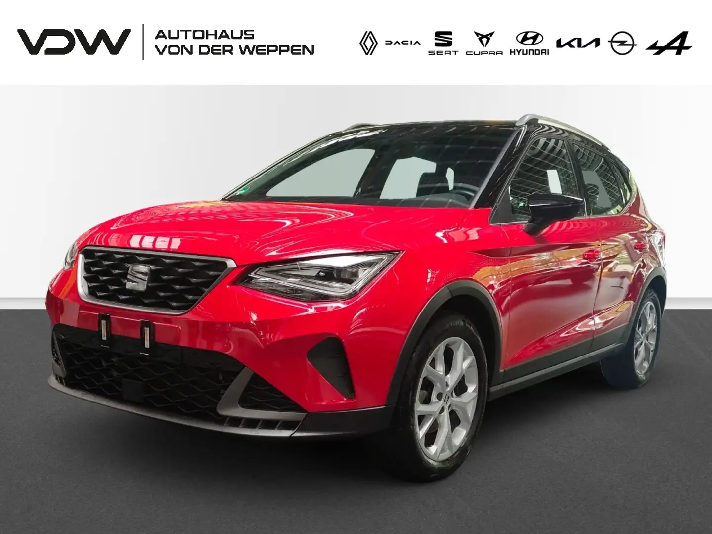 SEAT Arona FR 1.0 TSI LED. Navi, SHZ, Spurhalteassist Klima Rood - 1