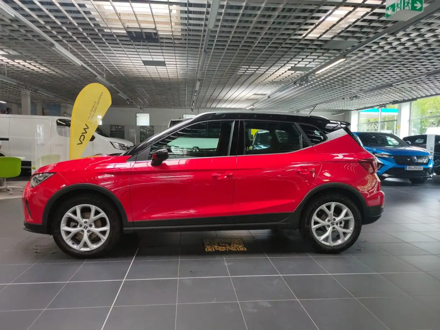 SEAT Arona FR 1.0 TSI LED. Navi, SHZ, Spurhalteassist Klima Rood - 2