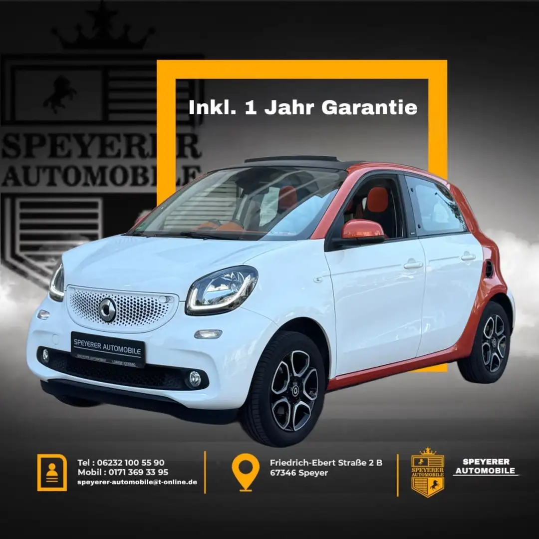 smart forFour forfour Turbo |FALTDACH|NAVI|LED|SHZ| Weiß - 1