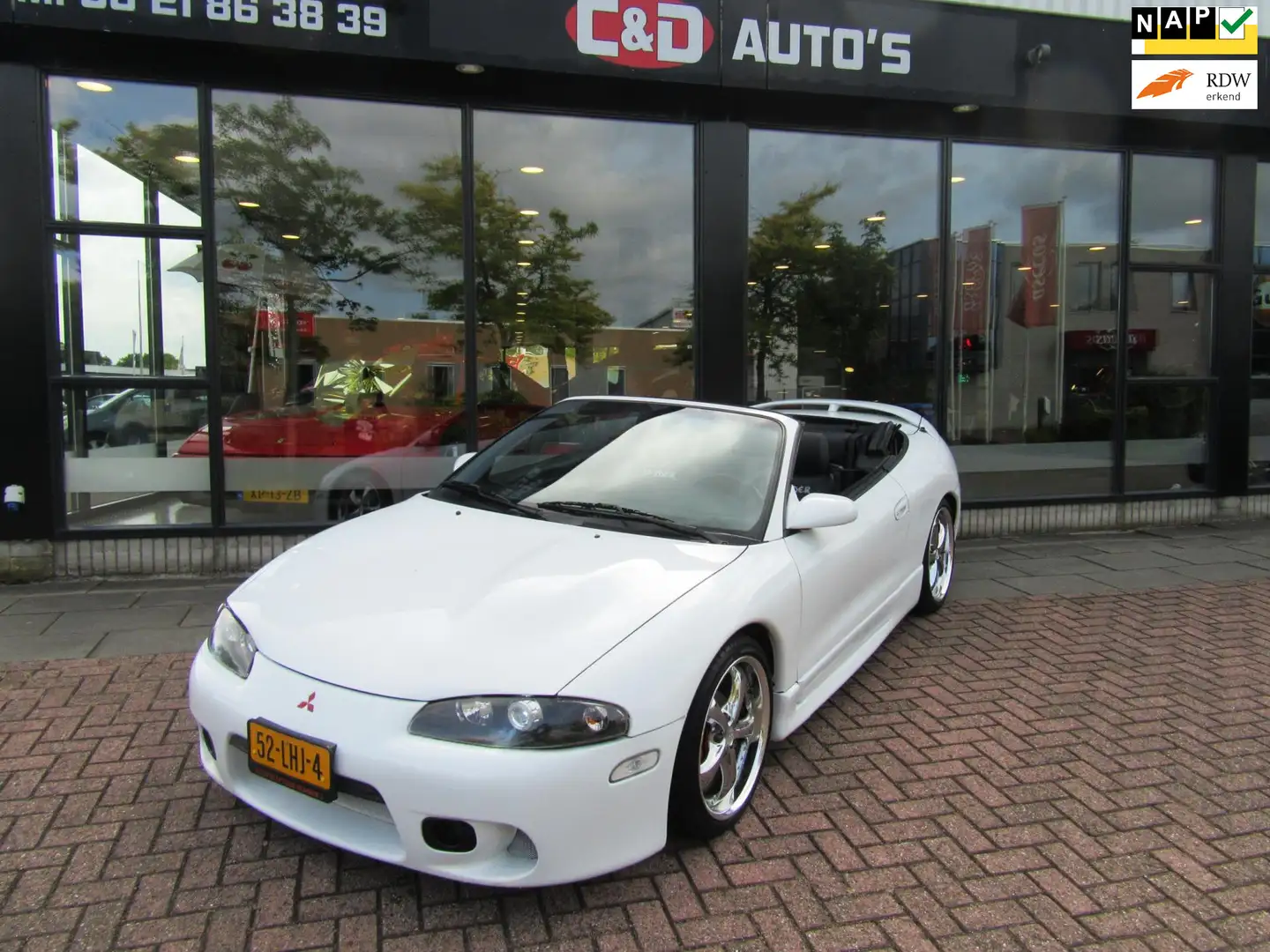 Mitsubishi Eclipse 2.0 TURBO CABRIO AUT 1999 UNIEK SHOWCAR Blanco - 1