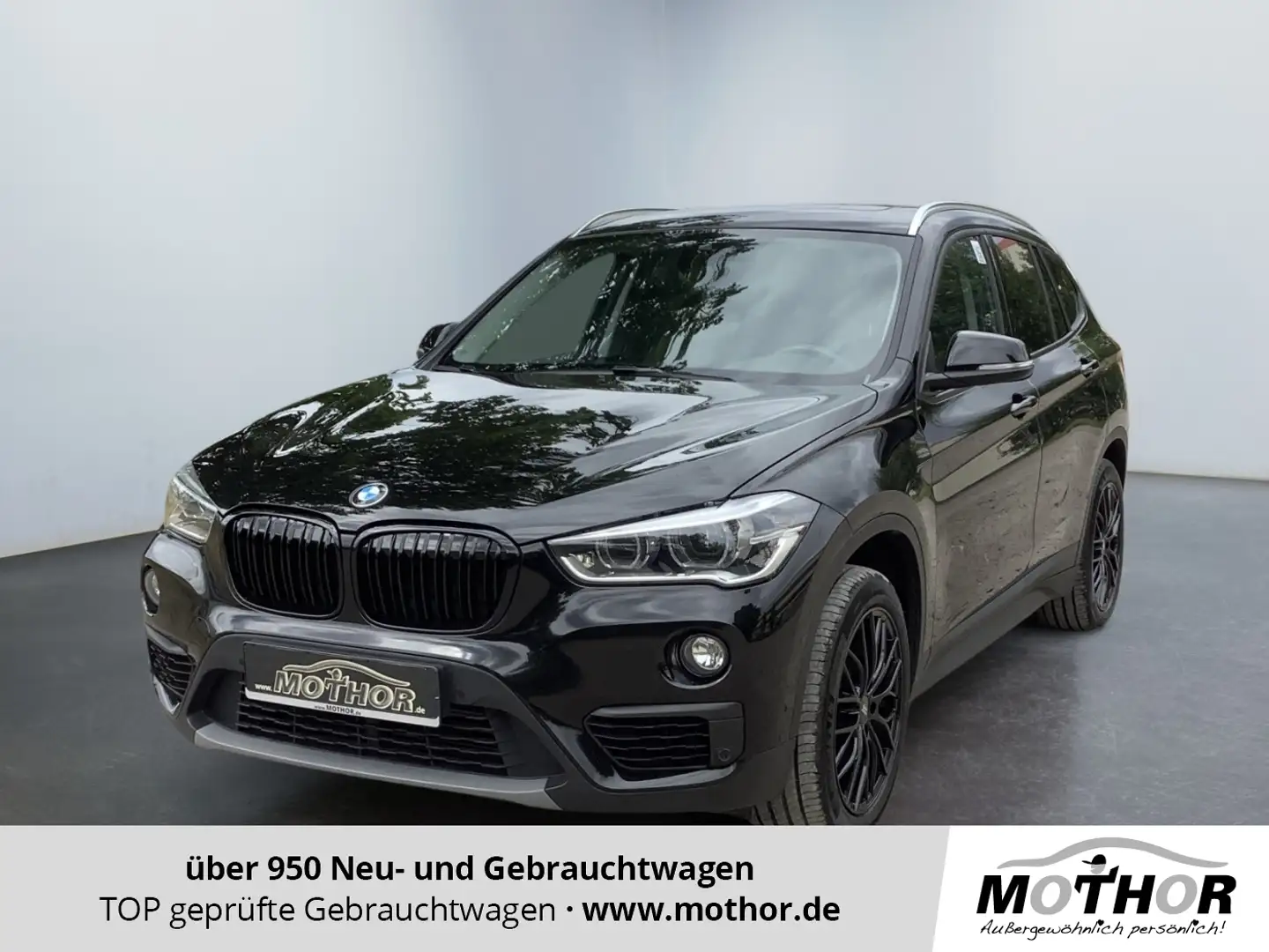 BMW X1 sDrive Advantage 18d ACC Pano PDC el.Heck USB Negro - 1