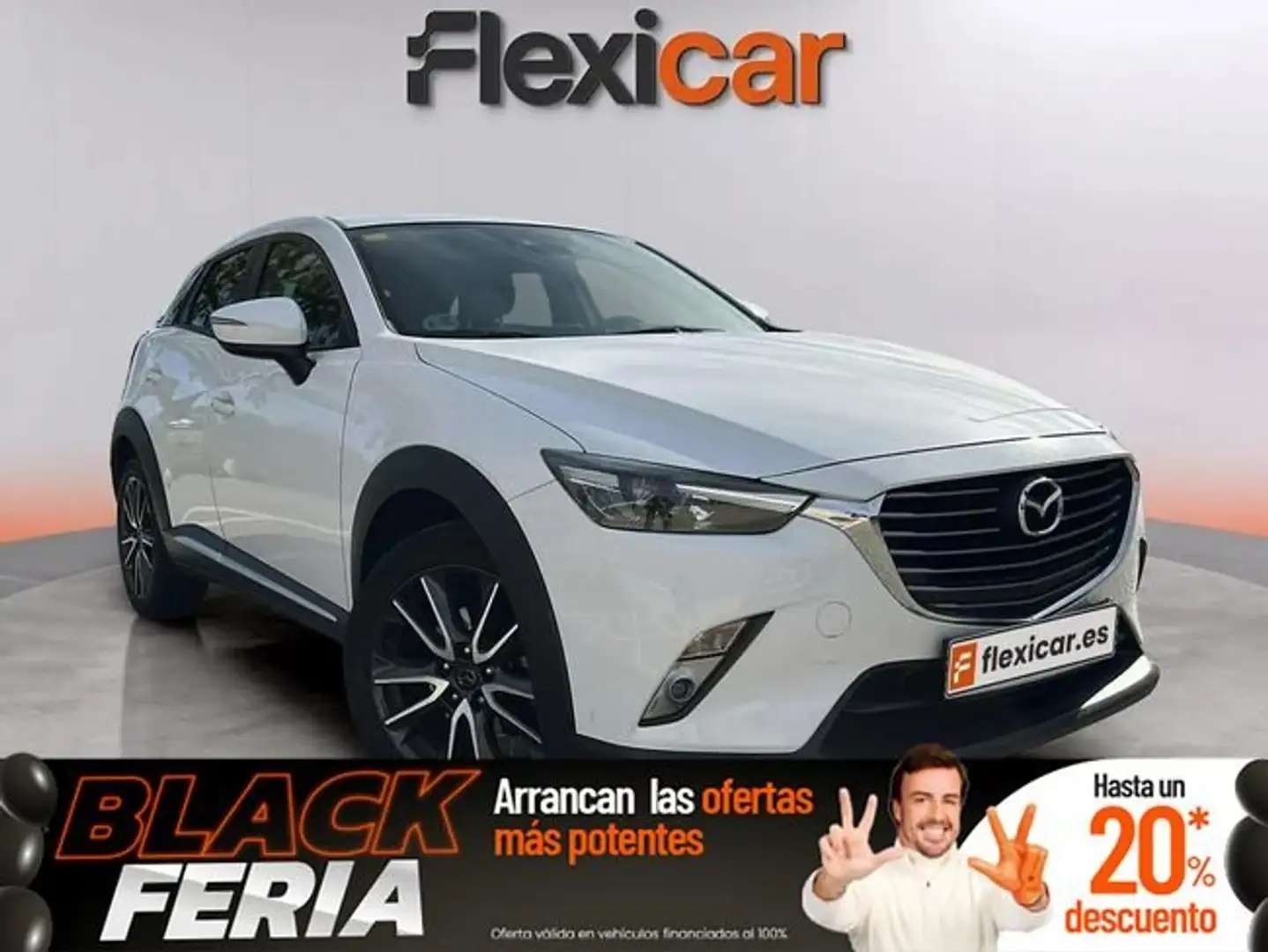 Mazda CX-3 2.0 Skyactiv-G Zenith 2WD Aut. 89kW Blanc - 1