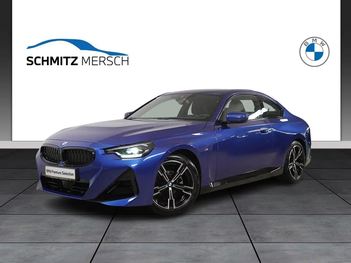 BMW 220 i M Sportpaket HiFi DAB LED RFK Tempomat Shz Blu/Azzurro - 1