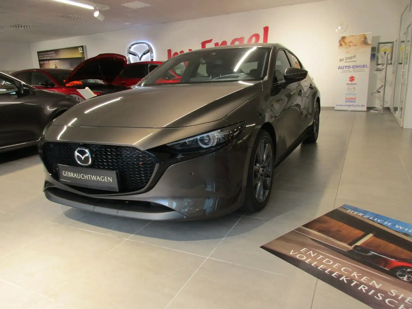 Mazda 3 2.0 e-SKYACTIV-G M-Hybrid 150 Select DesP/Prem Gris - 1