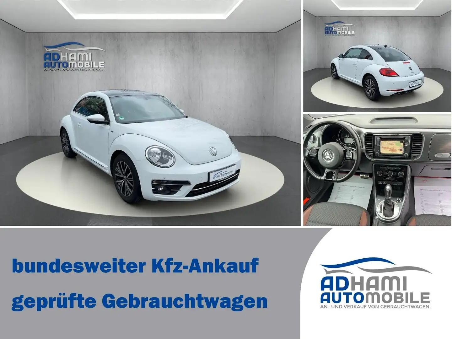 Volkswagen New Beetle Beetle Allstar BMT/1.HAND/DSG/NAVI/CAM/PDC/SHZ!! Blanco - 1