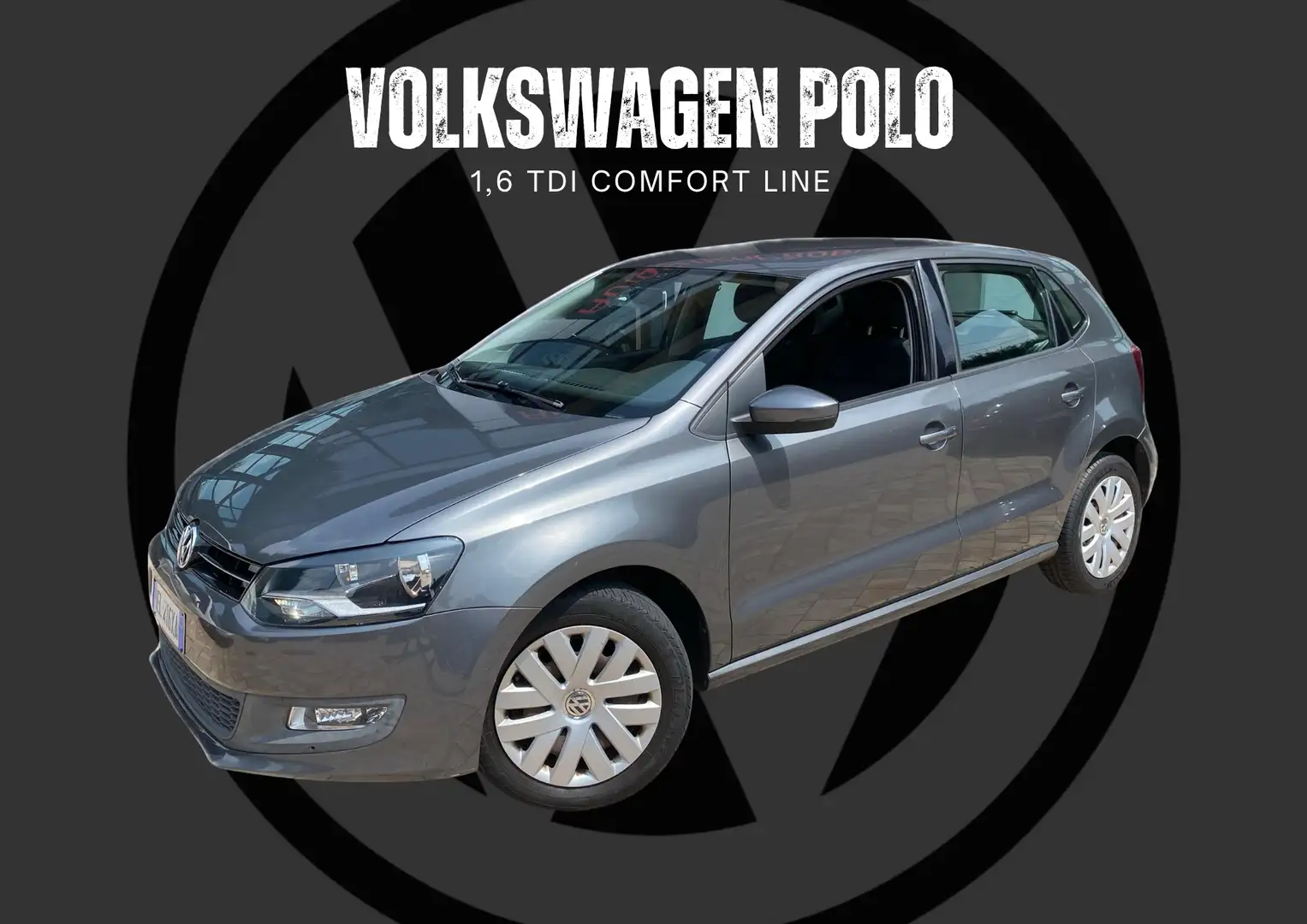 Volkswagen Polo Polo 5p 1.6 tdi Comfortline 90cv Gris - 1