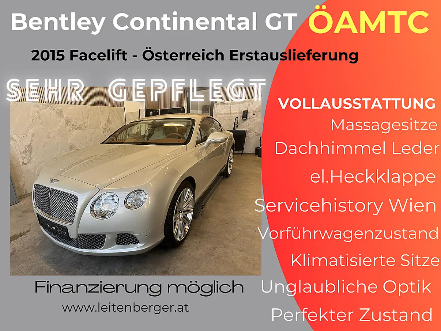 Bentley Continental GT Beige - 1