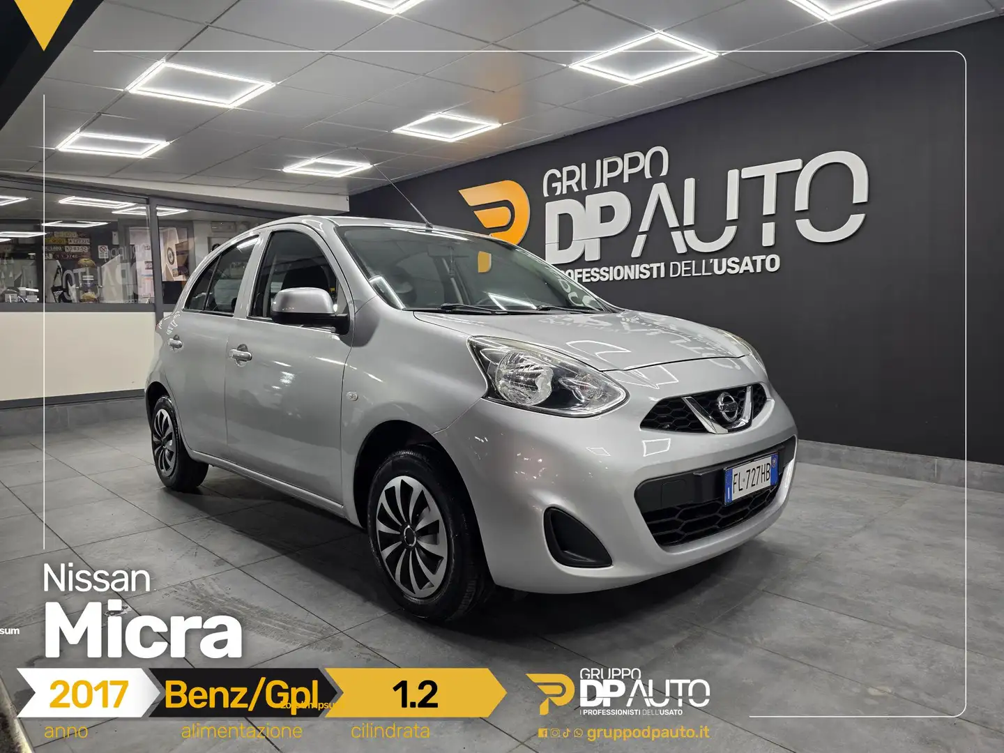 Nissan Micra Micra 1.2 Comfort eco Gpl Grigio - 1