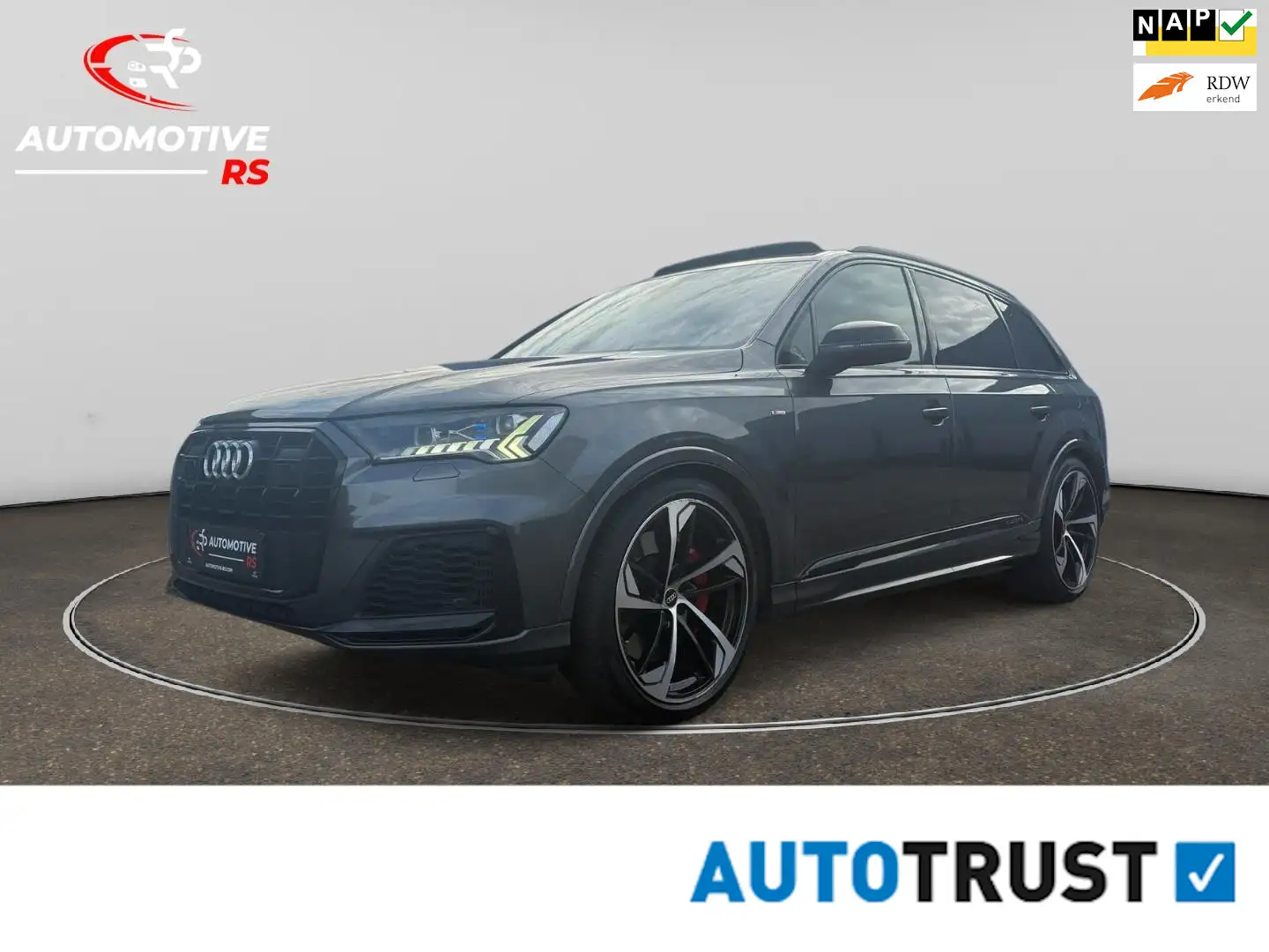 Audi Q7 Compet 60 TFSI e PHEV 462PK Quattro BTW Auto | 3x Gris - 1