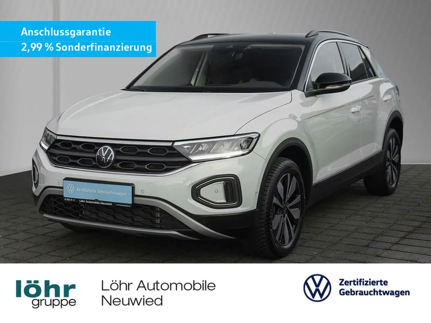 Volkswagen T-Roc 1.0 TSI GOAL / LED/ Navi/ AHK/ ACC/ DAB+ Weiß - 1