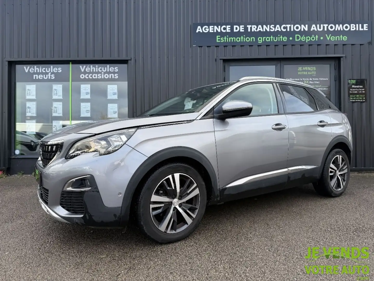 Peugeot 3008 1.6 BlueHDi 120ch Allure Gris - 1
