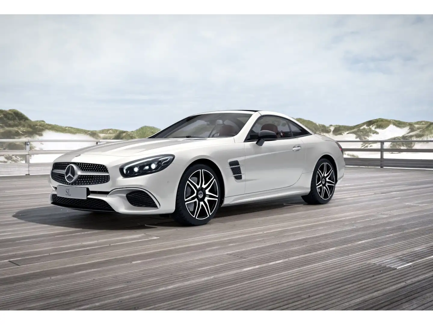 Mercedes-Benz SL 400 Cam Totw Park-Assist Distr Sitzklima Pano Wit - 1
