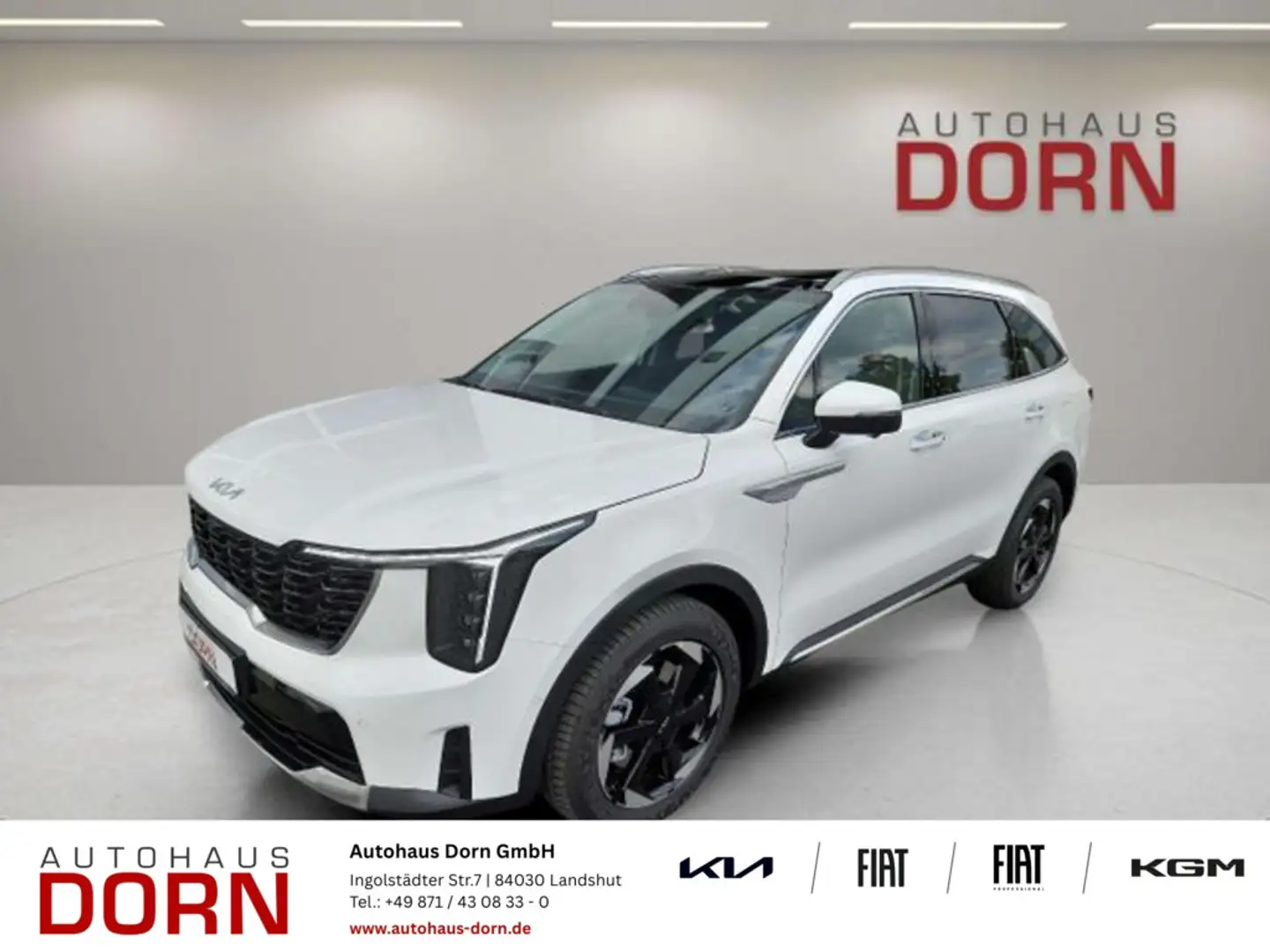 Kia Sorento Spirit 2024 2.2D AWD 7-Sitzer Glasdach D Blanc - 1