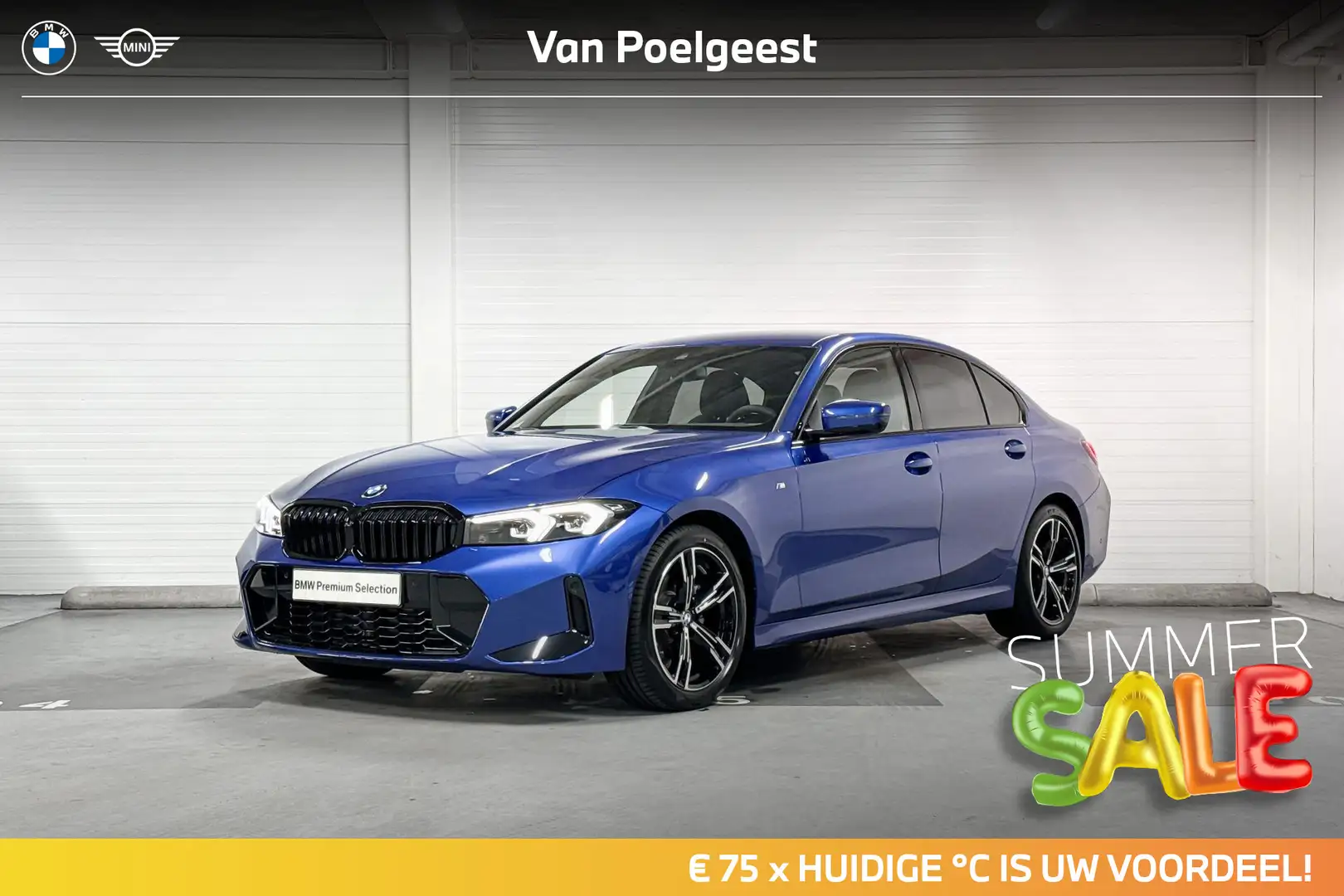 BMW 318 3 Serie Sedan 318i | M-Sport | Parking Assistant | Blauw - 1