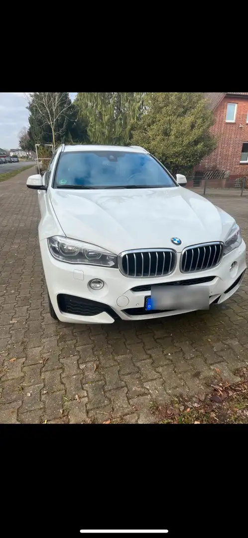BMW X6 xDrive40d 313 PS VOLLPAKET Weiß - 1