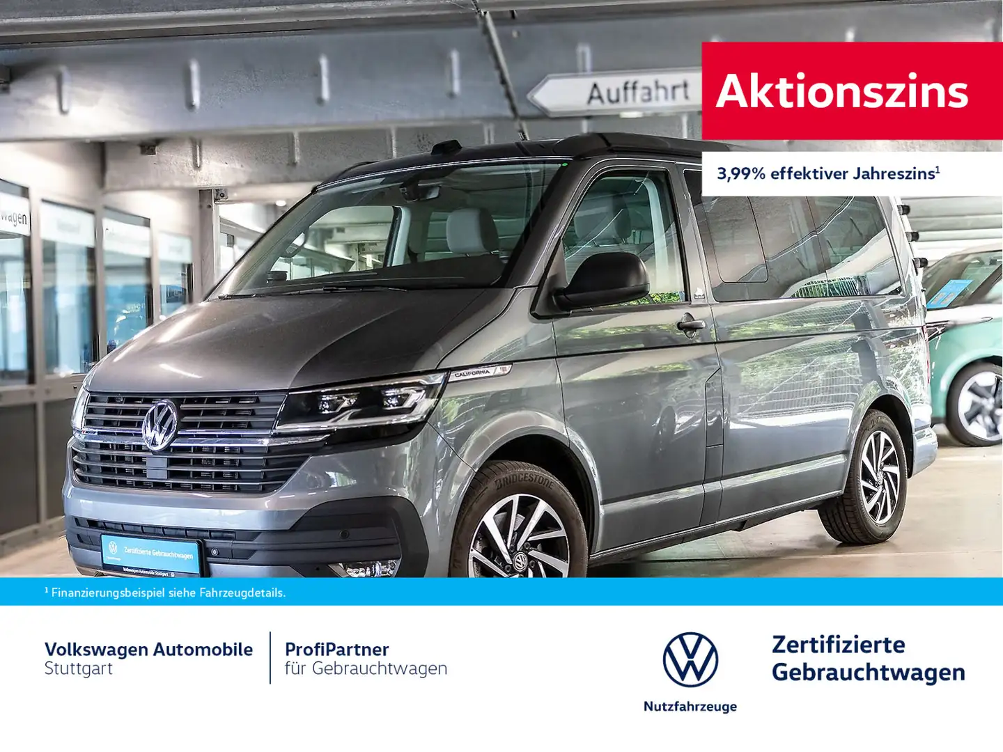 Volkswagen T6.1 California Beach 4motion DSG 2.0 TDI Grau - 1