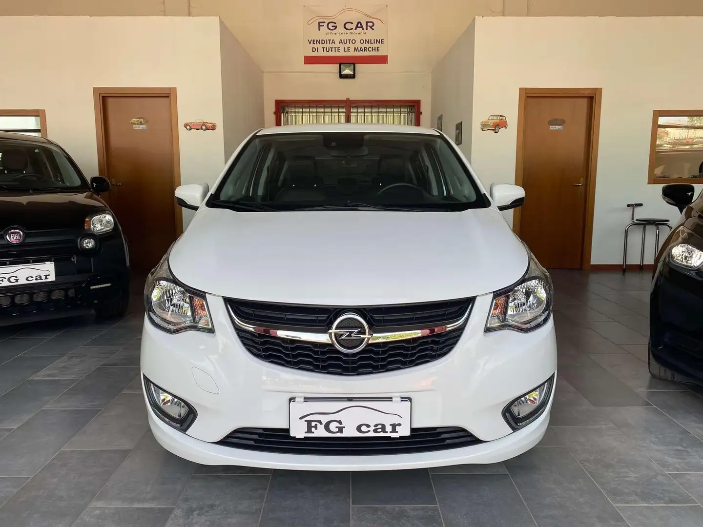 Opel Karl 1.0 Cosmo 75Cv NEOPATENTATI Weiß - 1