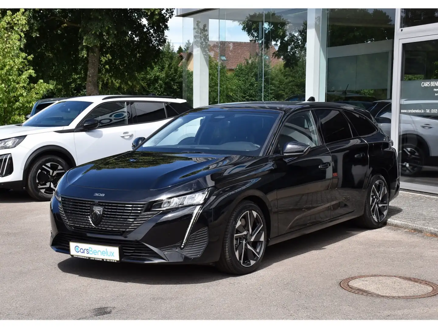 Peugeot 308 SW 1.6 PHEV Hybrid EAT8 Allure CAM360 GPS LANE 1° Noir - 2