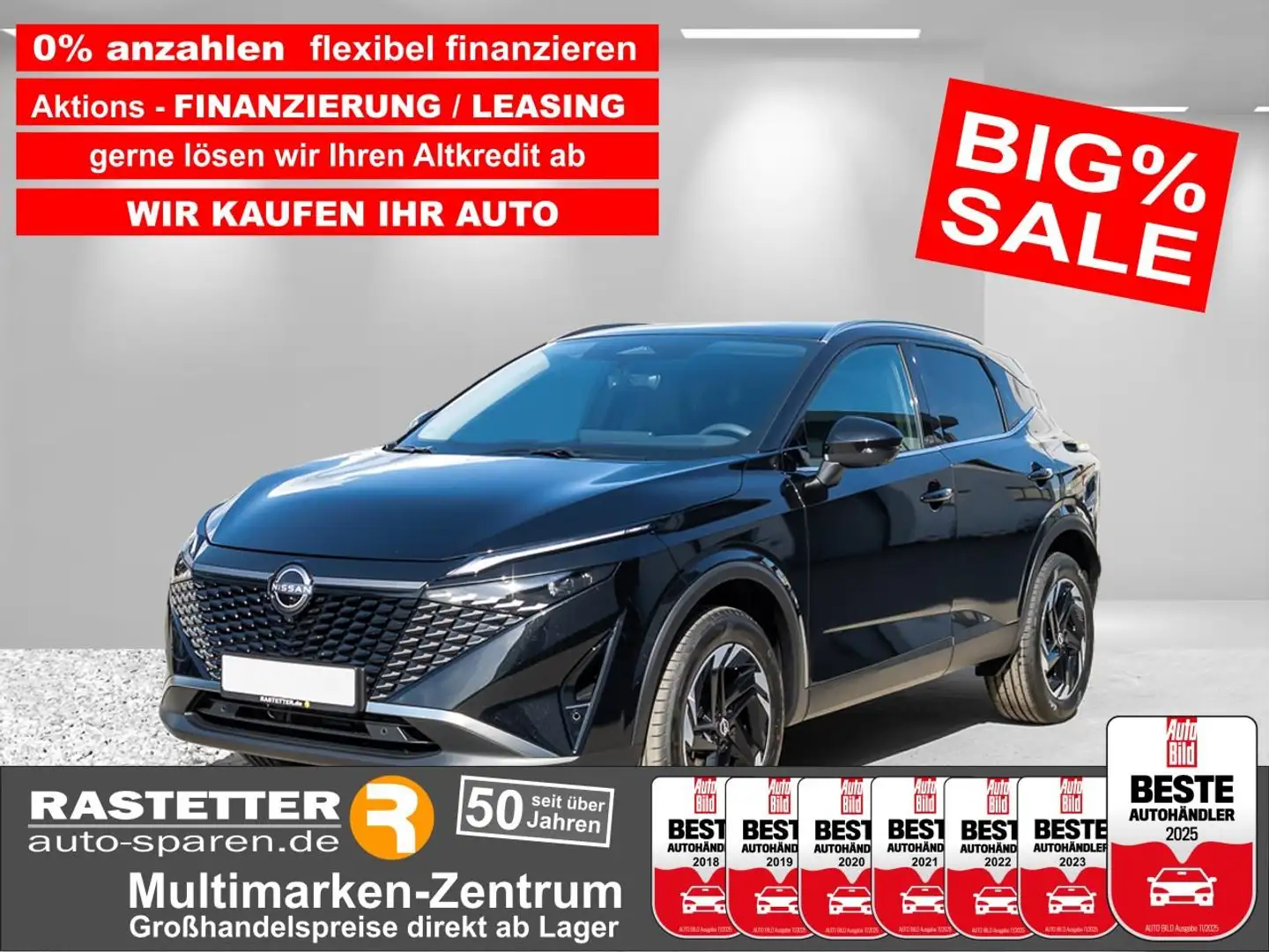 Nissan Qashqai n-connecta facelift+Navi+ACC+360+iKey+virtCP+Winte Noir - 1
