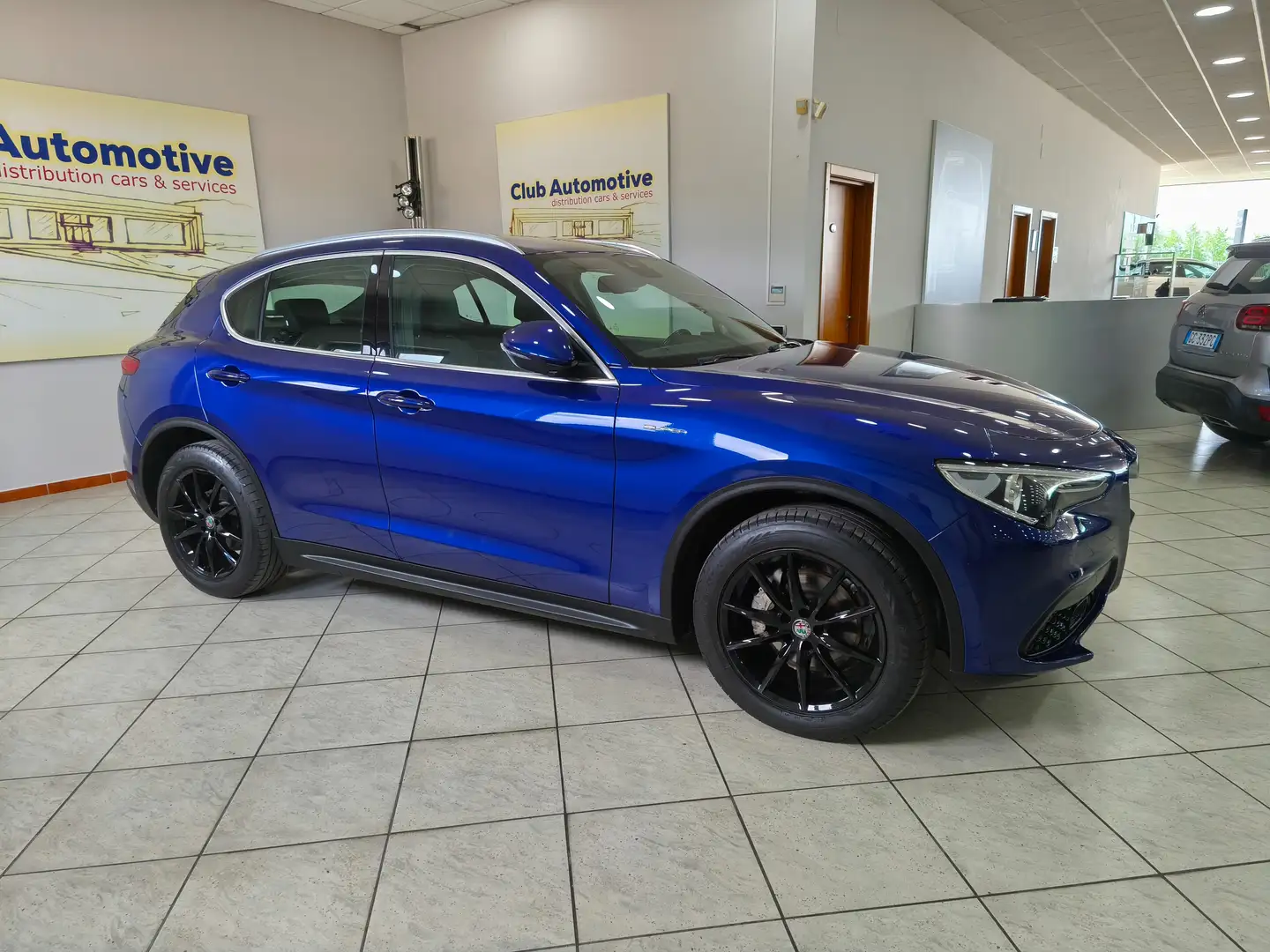 Alfa Romeo Stelvio Stelvio 2.2 t Executive Q4 190cv auto Blauw - 2