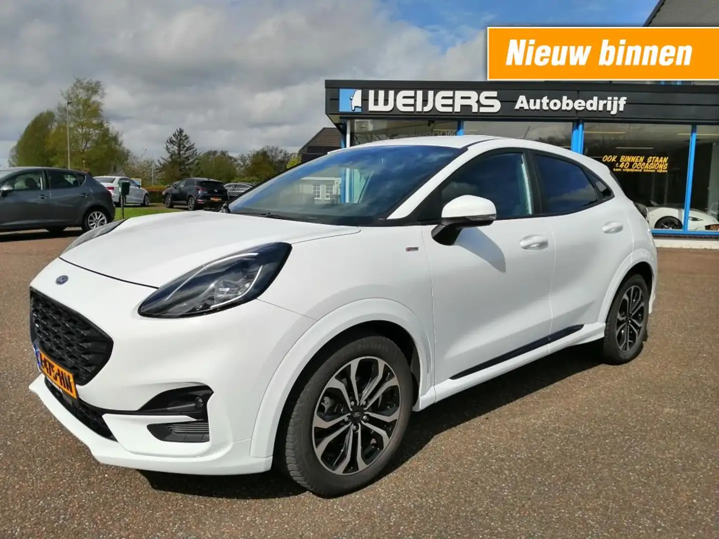 Ford Puma 1.0 Hybrid 125pk  ST-LINE X, Navi, Clima, Virtual Weiß - 1