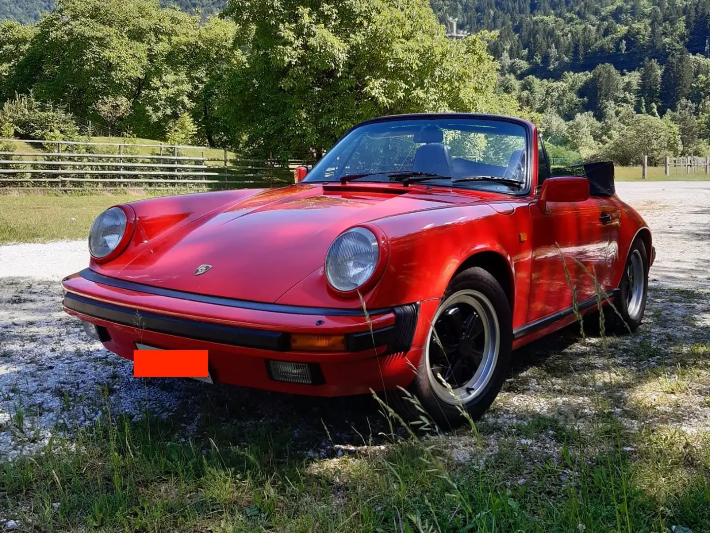 Porsche 911 Porsche 911 Carrera 3.2 Cabriolet - 1986 Rosso - 2