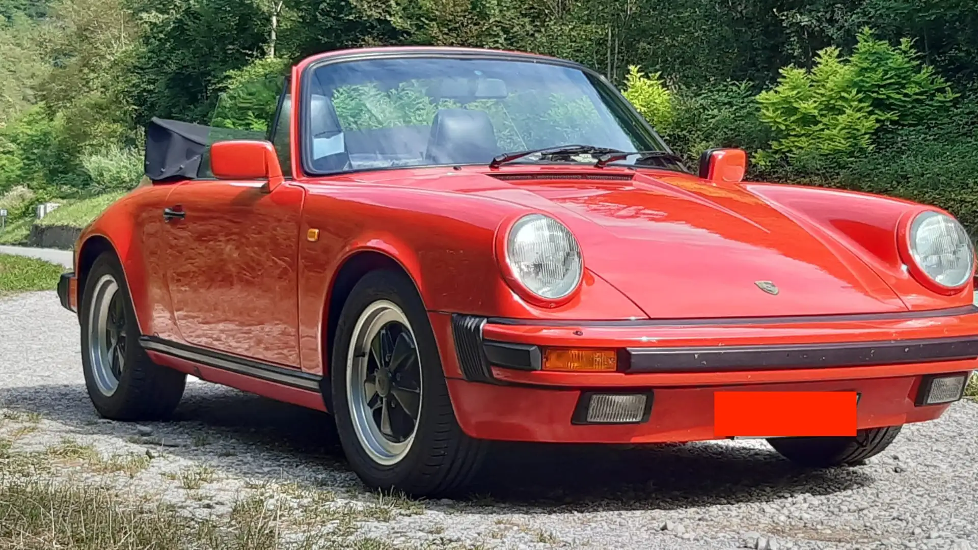 Porsche 911 Porsche 911 Carrera 3.2 Cabriolet - 1986 Rosso - 1