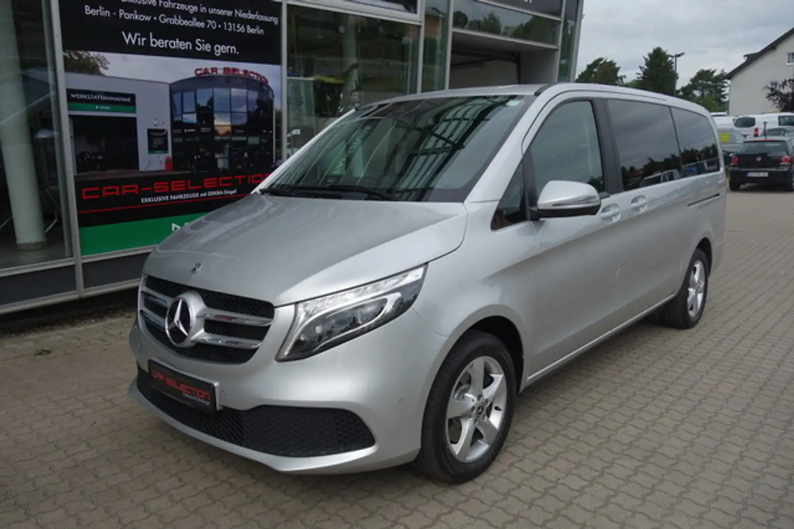 Mercedes-Benz V 220 d Edition Lang 2xsTÜR/LED/AHK/MBUX/TISCH Срібний - 1