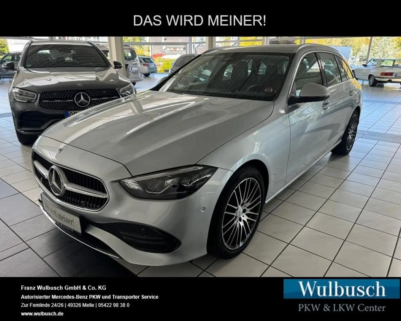 Mercedes-Benz C 220 d T-Modell SpurW KAM PDC SpurH Navi AUT Silber - 1