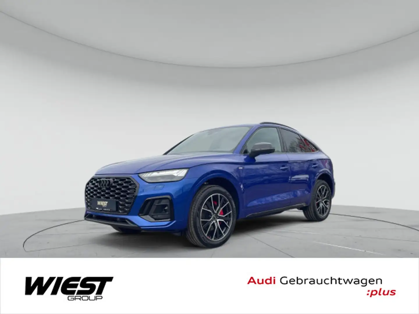 Audi Q5 S line 40 TDI quattro S tronic Navi Bleu - 1