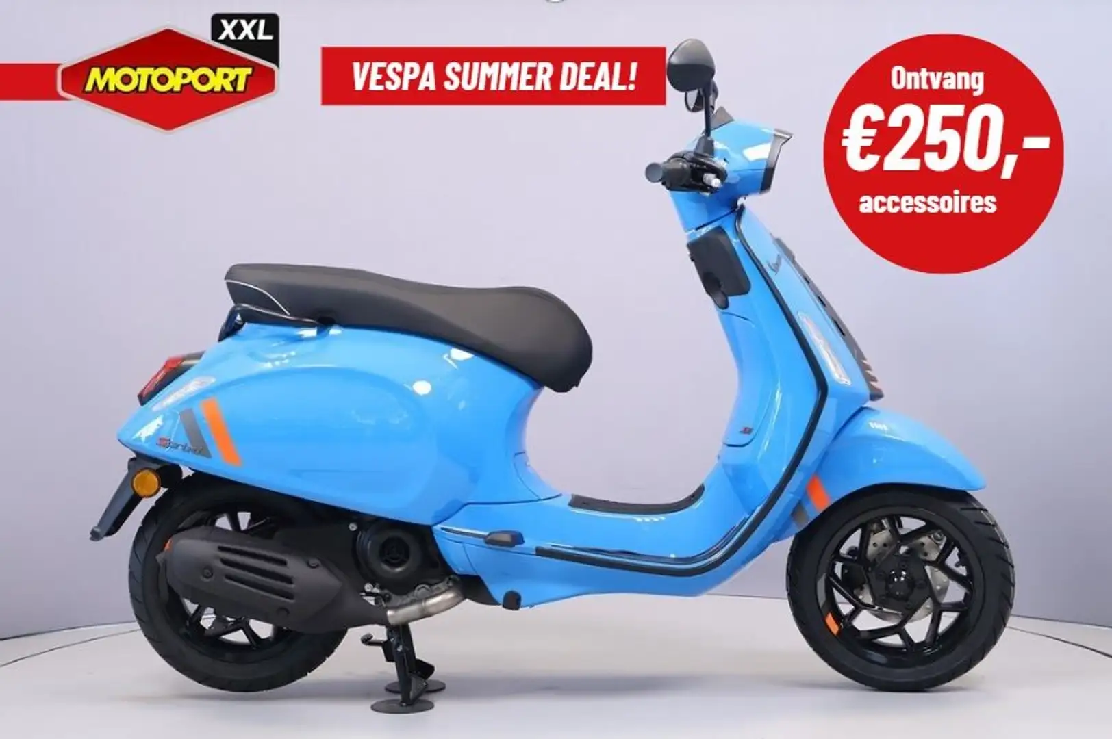 Vespa Sprint S 45 KM/H Blauw - 1