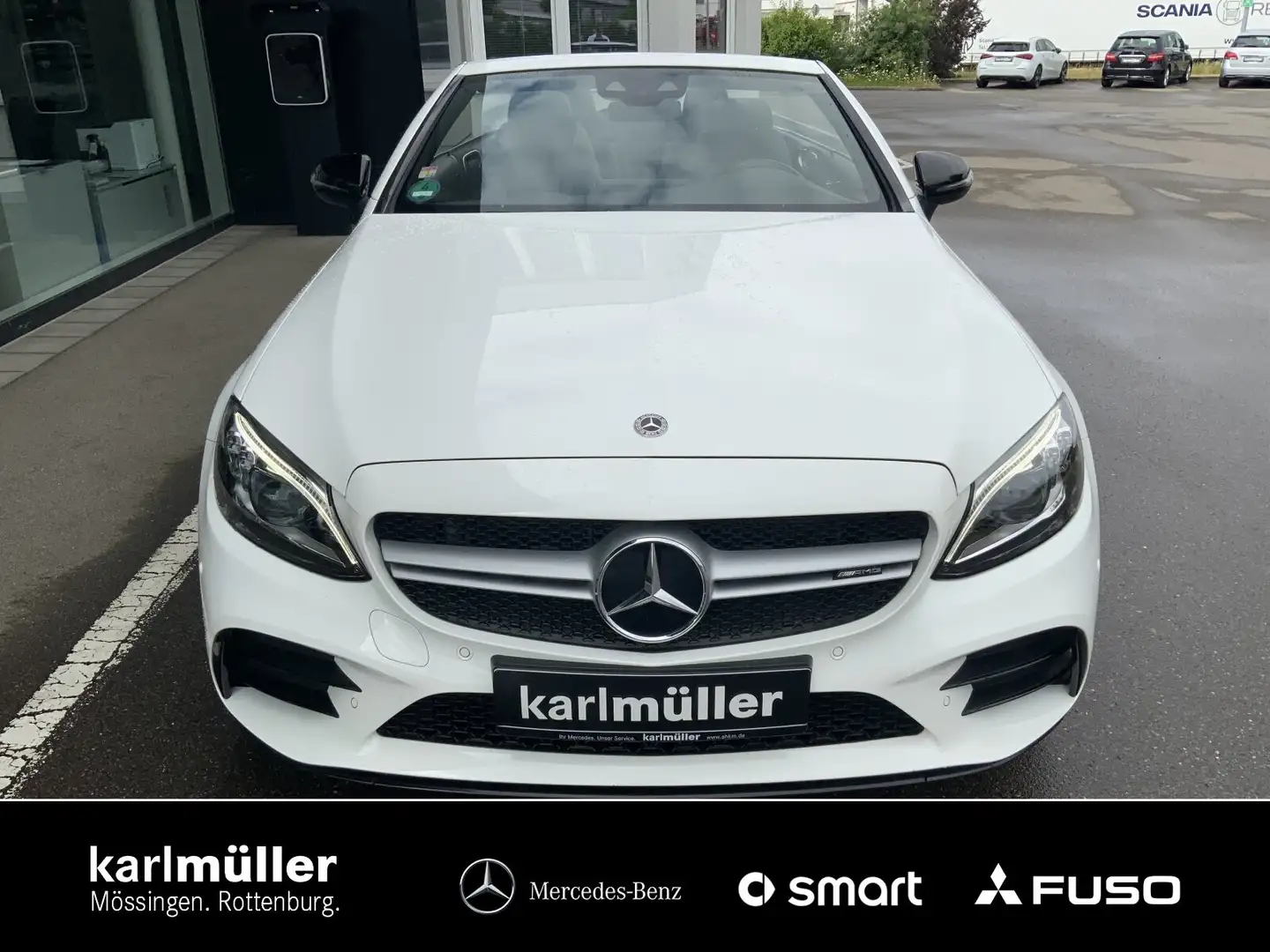 Mercedes-Benz C 43 AMG C 43 AMG 4M Cabriolet +HeadUp+Airscarf+Leder White - 2