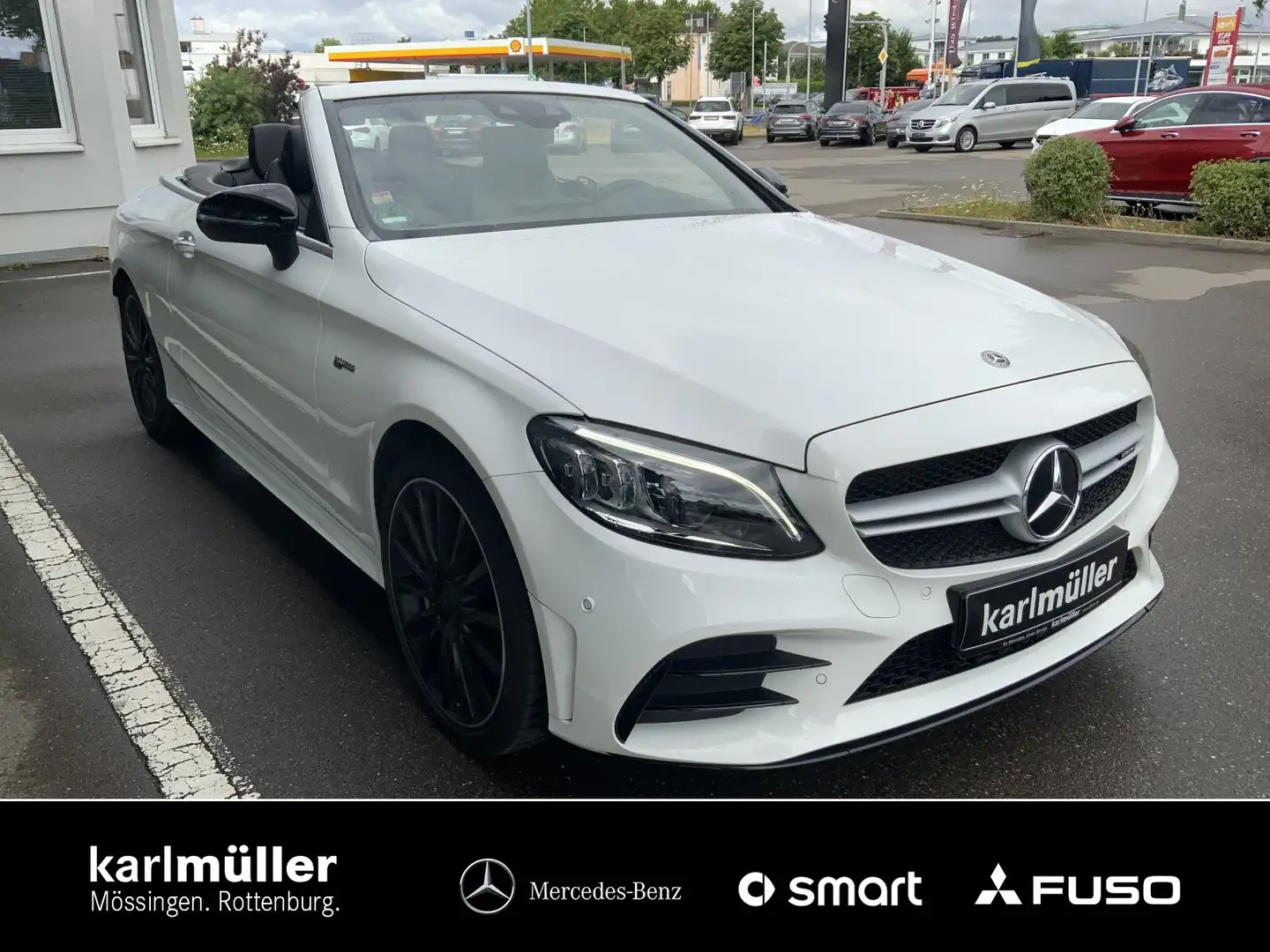 Mercedes-Benz C 43 AMG C 43 AMG 4M Cabriolet +HeadUp+Airscarf+Leder White - 1