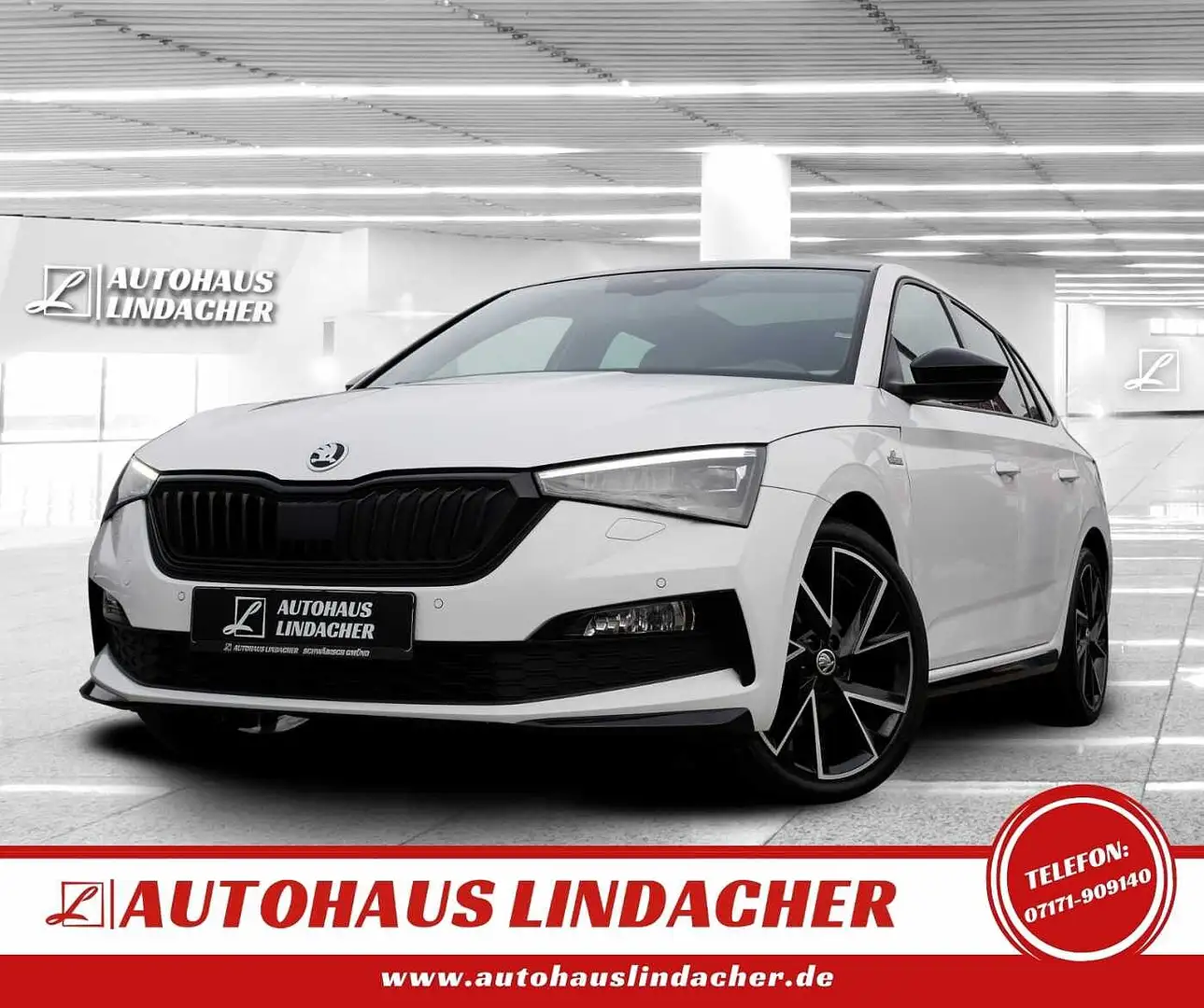Skoda Scala 1.0 TSI DSG Monte Carlo I 1.Hand Weiß - 1
