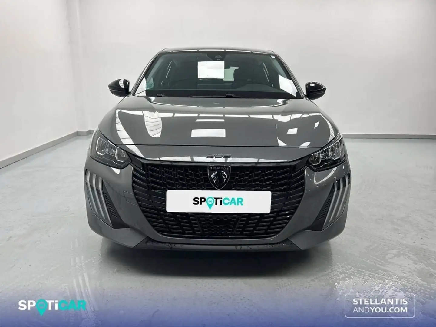 Peugeot 208 Puretech 100 Active Gris - 2