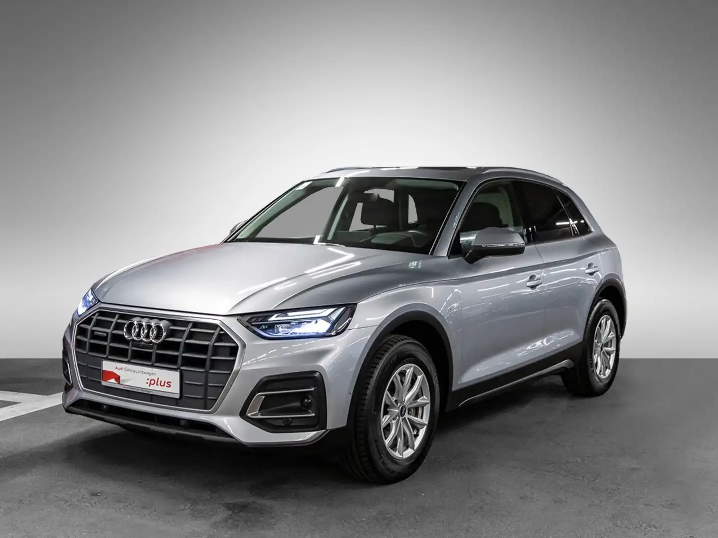 Audi Q5 40 TDI quattro Pano B&O HUD AHK virtco. Silber - 2