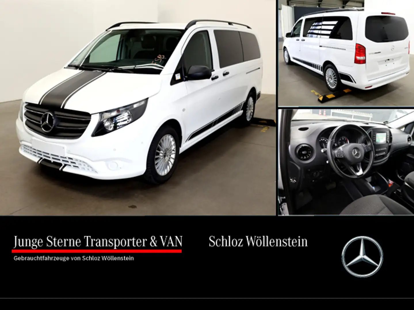 Mercedes-Benz Vito 119 Tourer Edition Navi*Cam*Liege*Sport*AHK White - 1
