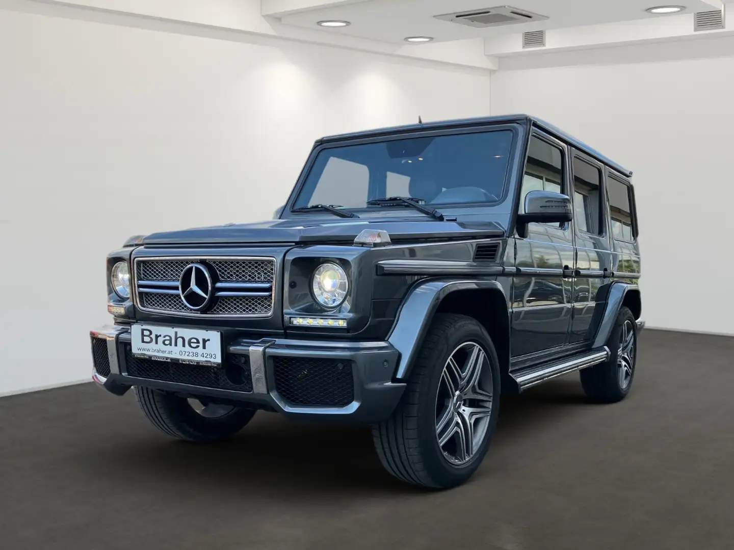 Mercedes-Benz G 350 CDI BlueTec Ambi COM SHD Leder Stdhzg AUT Grau - 2