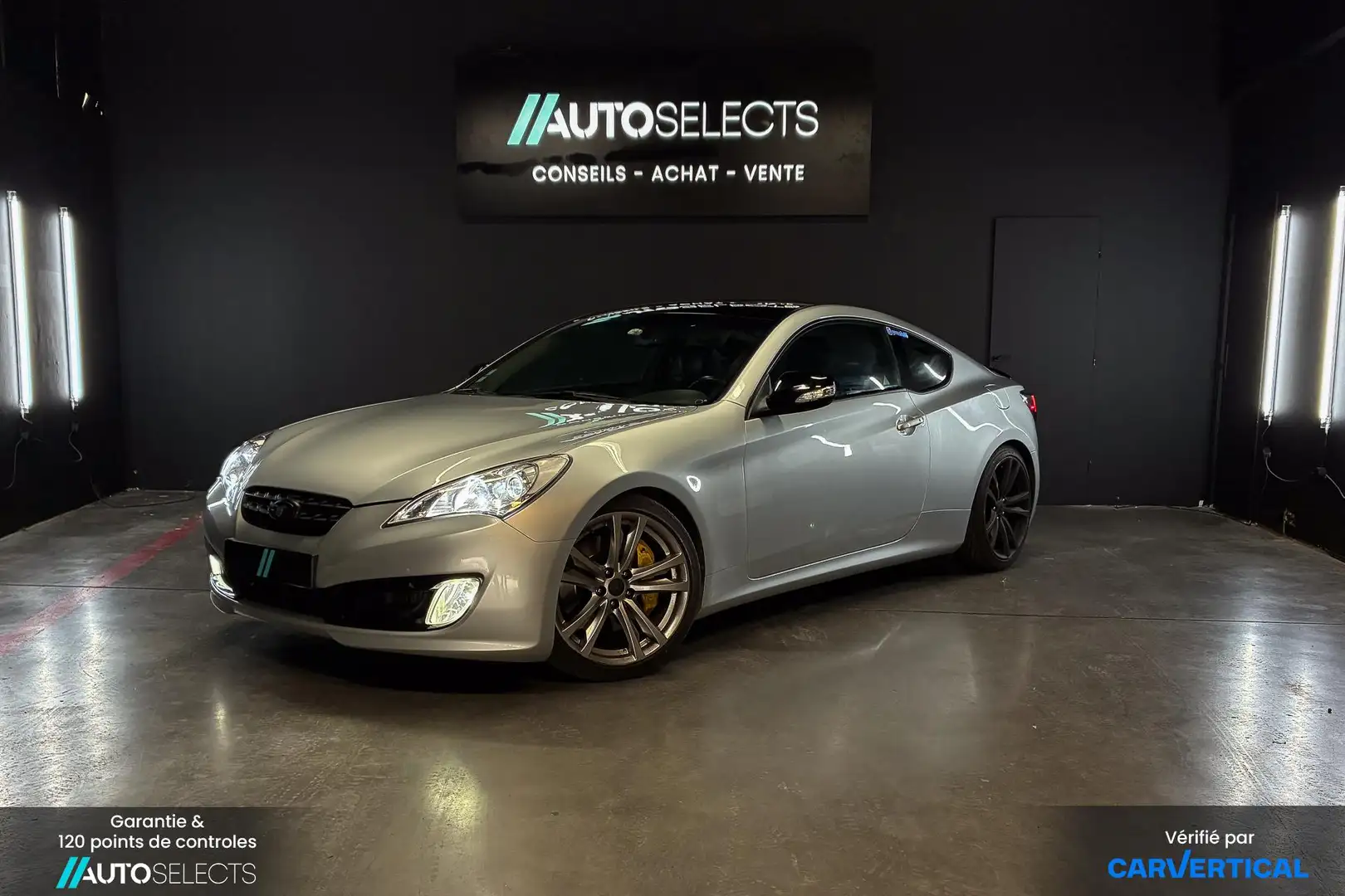 Hyundai Genesis Coupe Pack Executive 3,8 V6 303cv BVA | Carvertical Disp Szary - 1