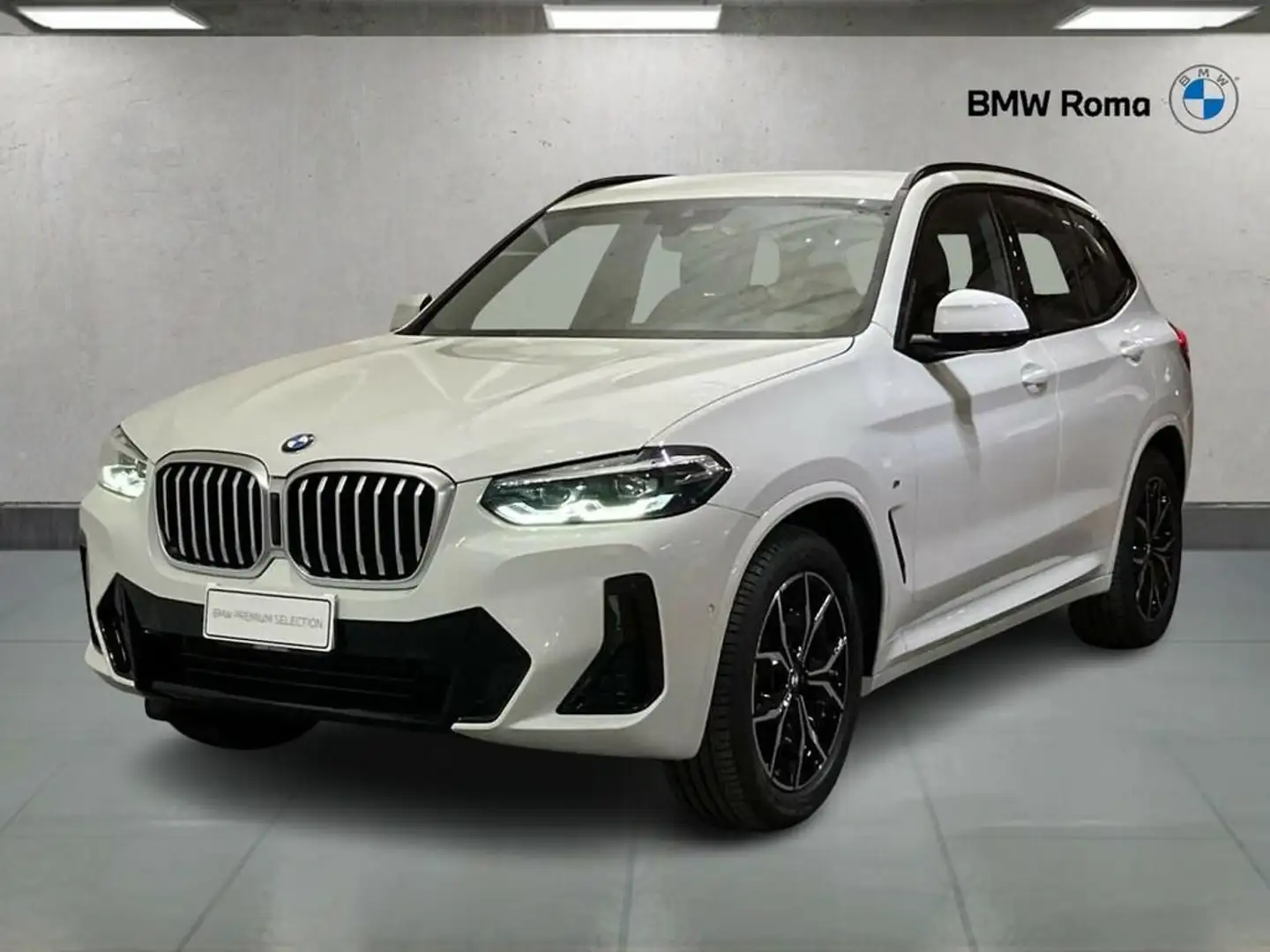 BMW X3 xdrive20d mhev 48V Msport auto Weiß - 1