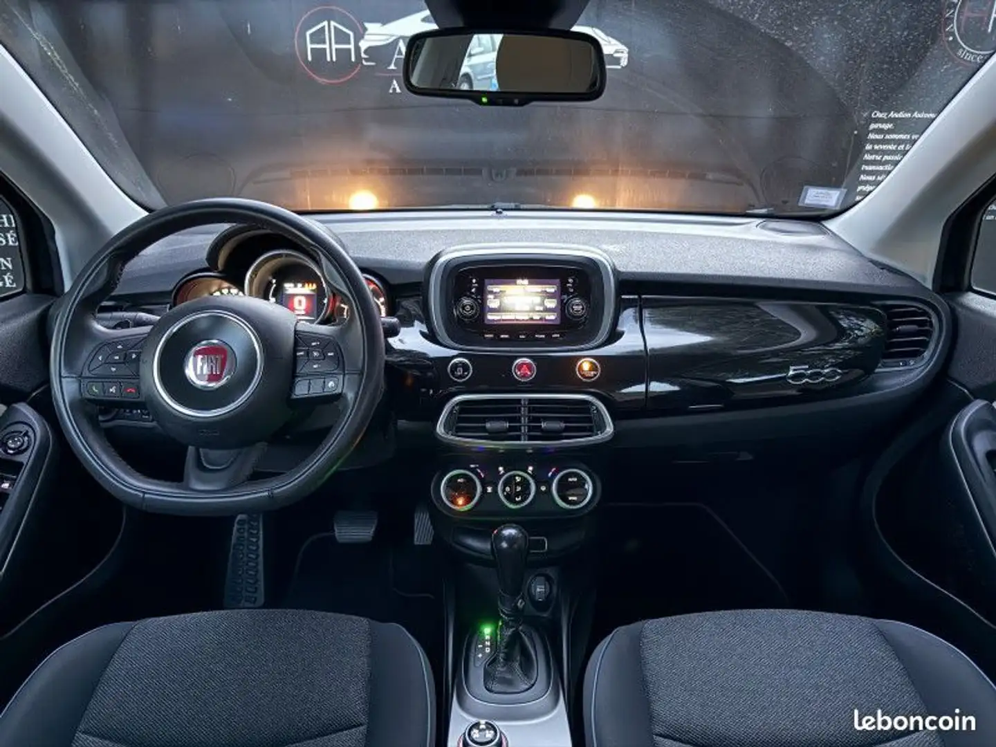 Fiat 500X 1.6 MULTIJET 16V 120CH LOUNGE Noir - 2