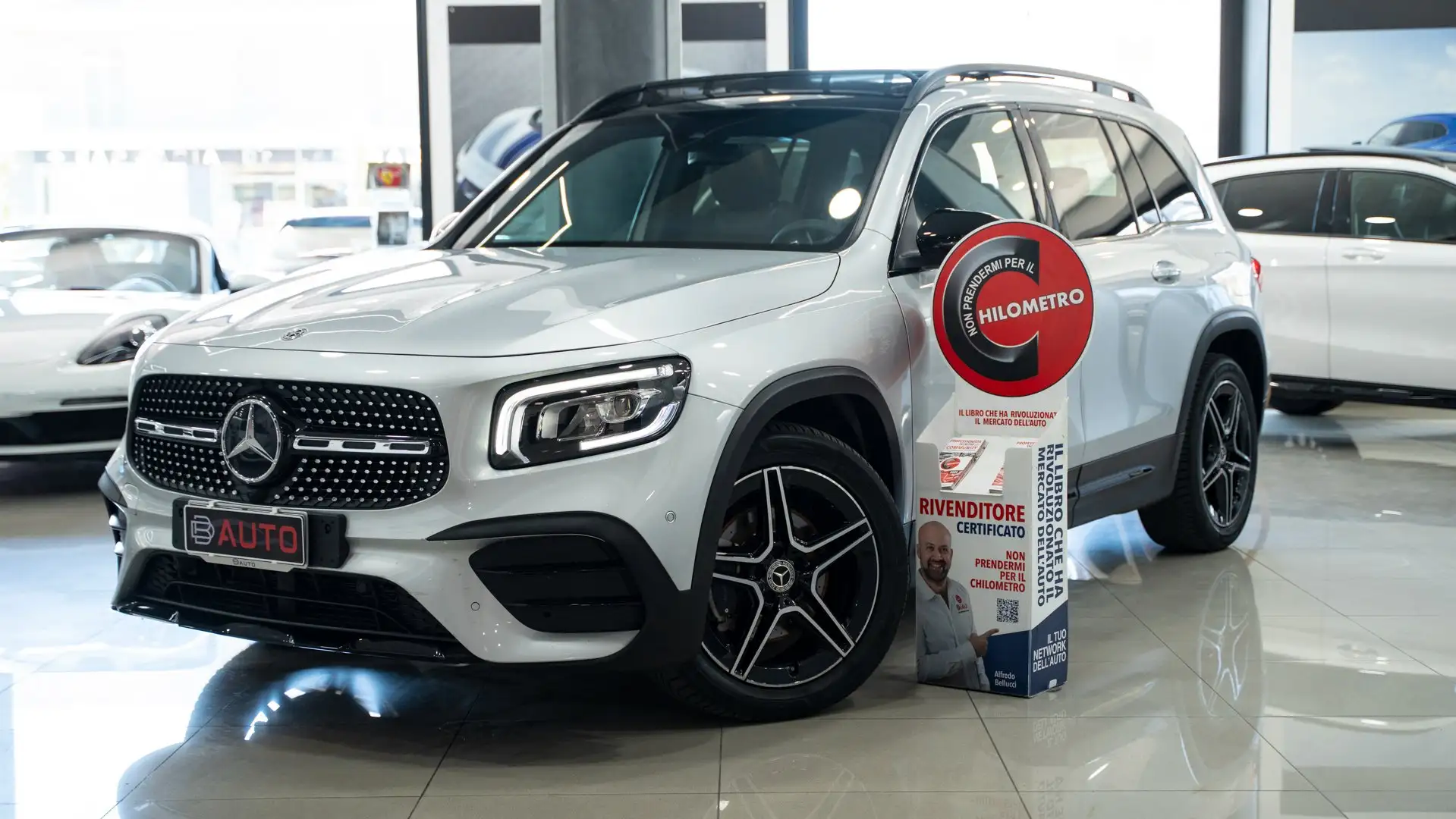 Mercedes-Benz GLB 200 D PREMIUM PLUS AMG TETTO PACK LUCI XENO NAVI FULL Plateado - 1