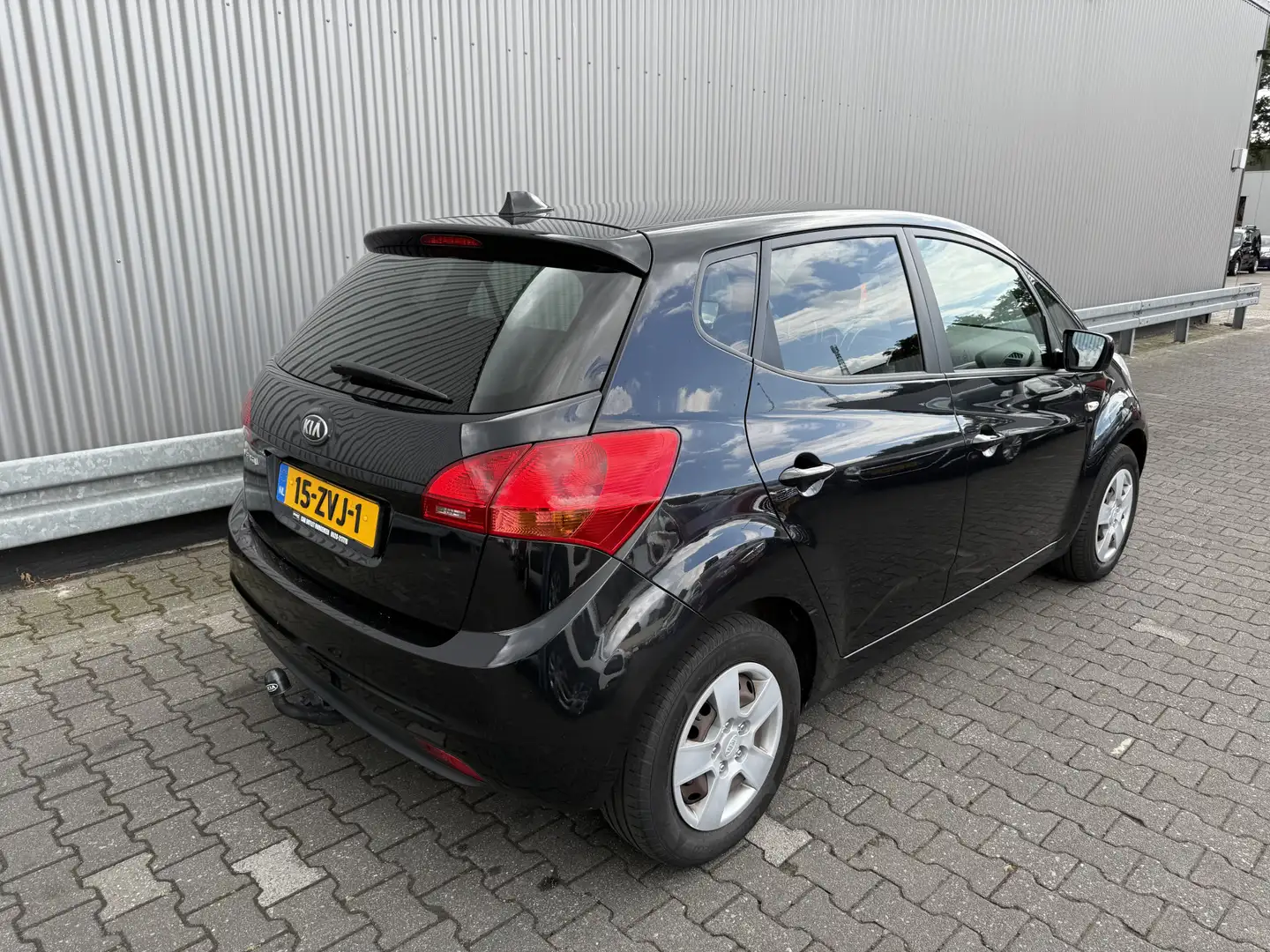Kia Venga 1.6 CVVT Plus Pack AUTOMAAT Navi Camera Cruise --I Zwart - 2