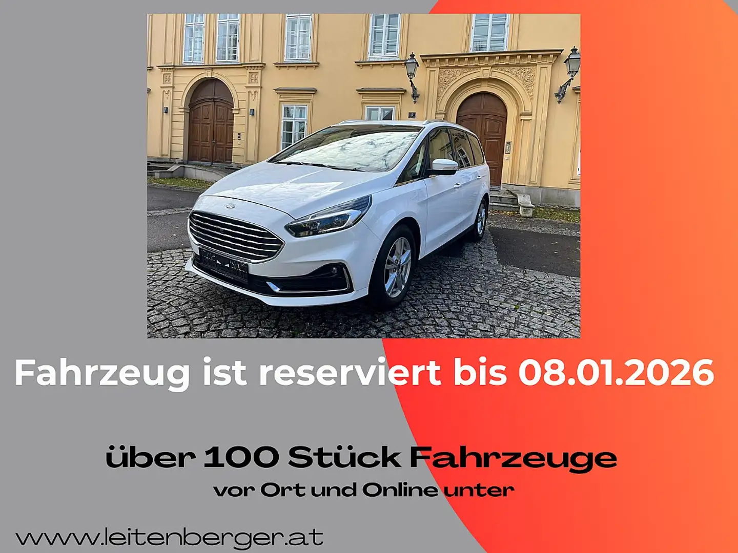 Ford Galaxy 2,0 EcoBlue Titanium Aut. Weiß - 1