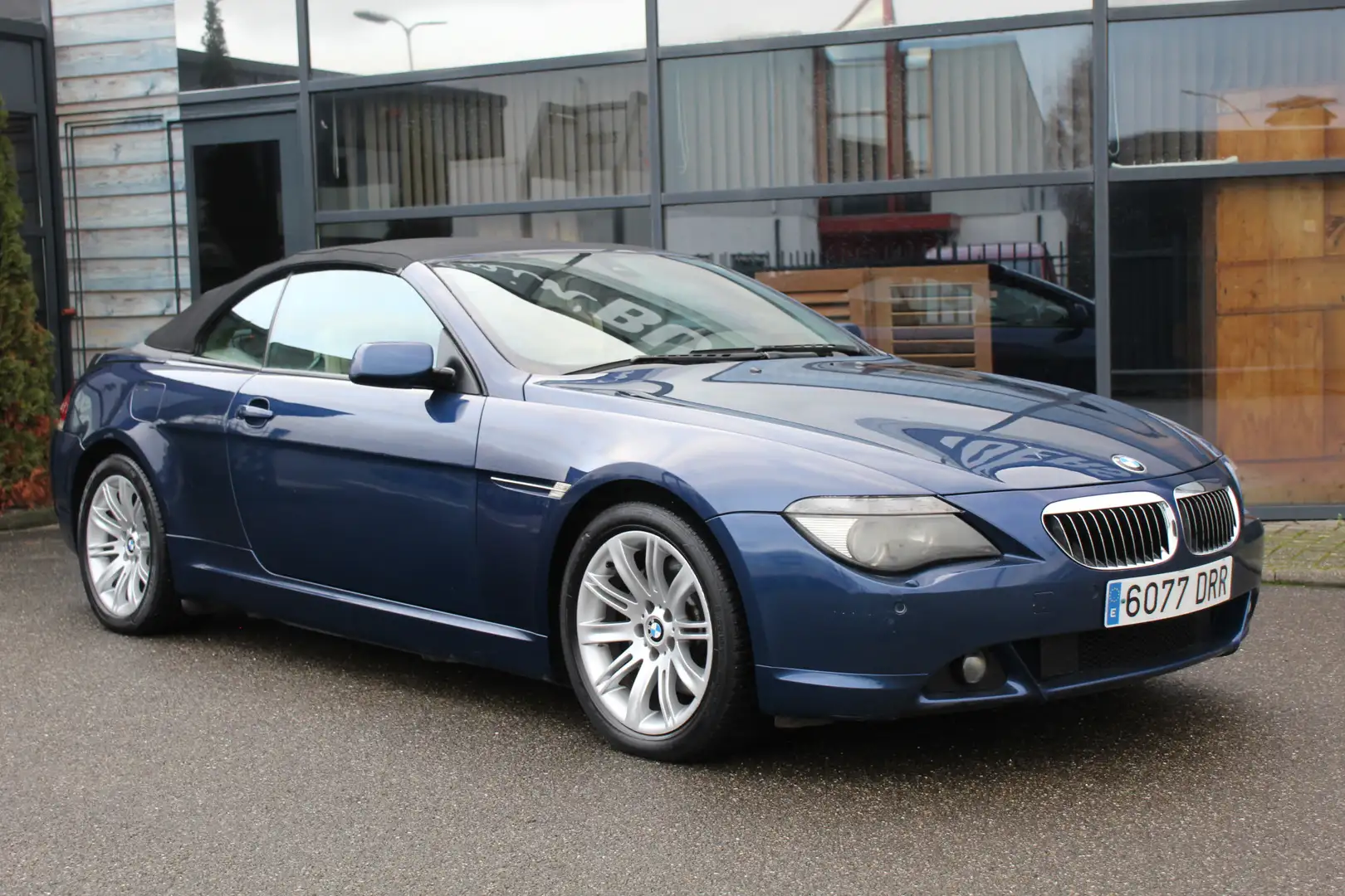BMW 645 6-serie Cabrio 645Ci V8 Automaat, FULL OPTION Modrá - 1