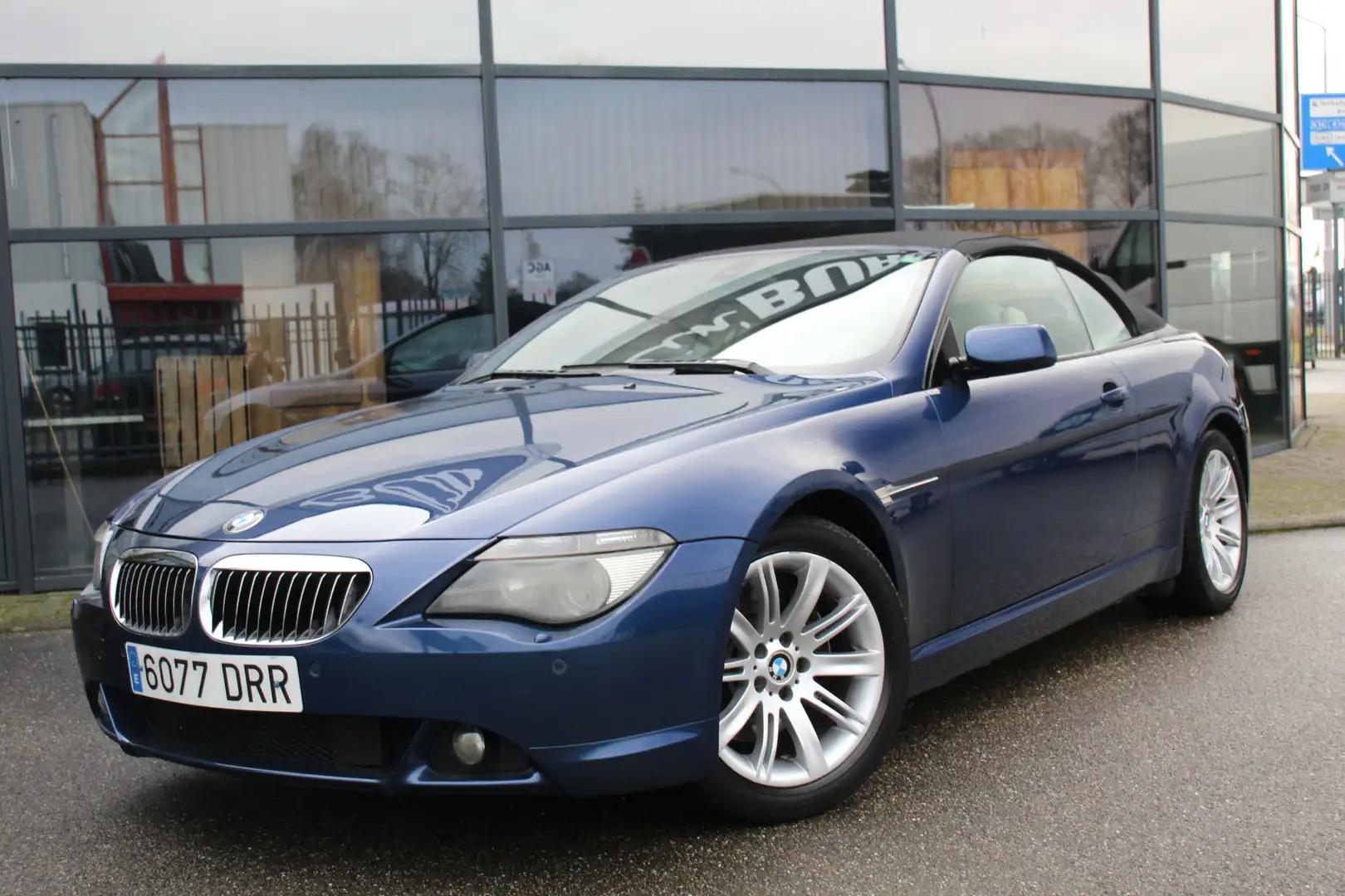 BMW 645 6-serie Cabrio 645Ci V8 Automaat, FULL OPTION Modrá - 2