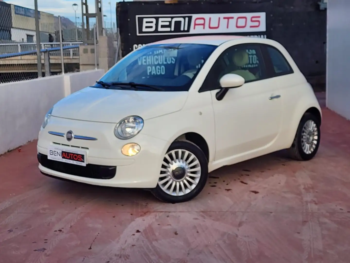 Fiat 500 1.3Mjt Pop Blanc - 1