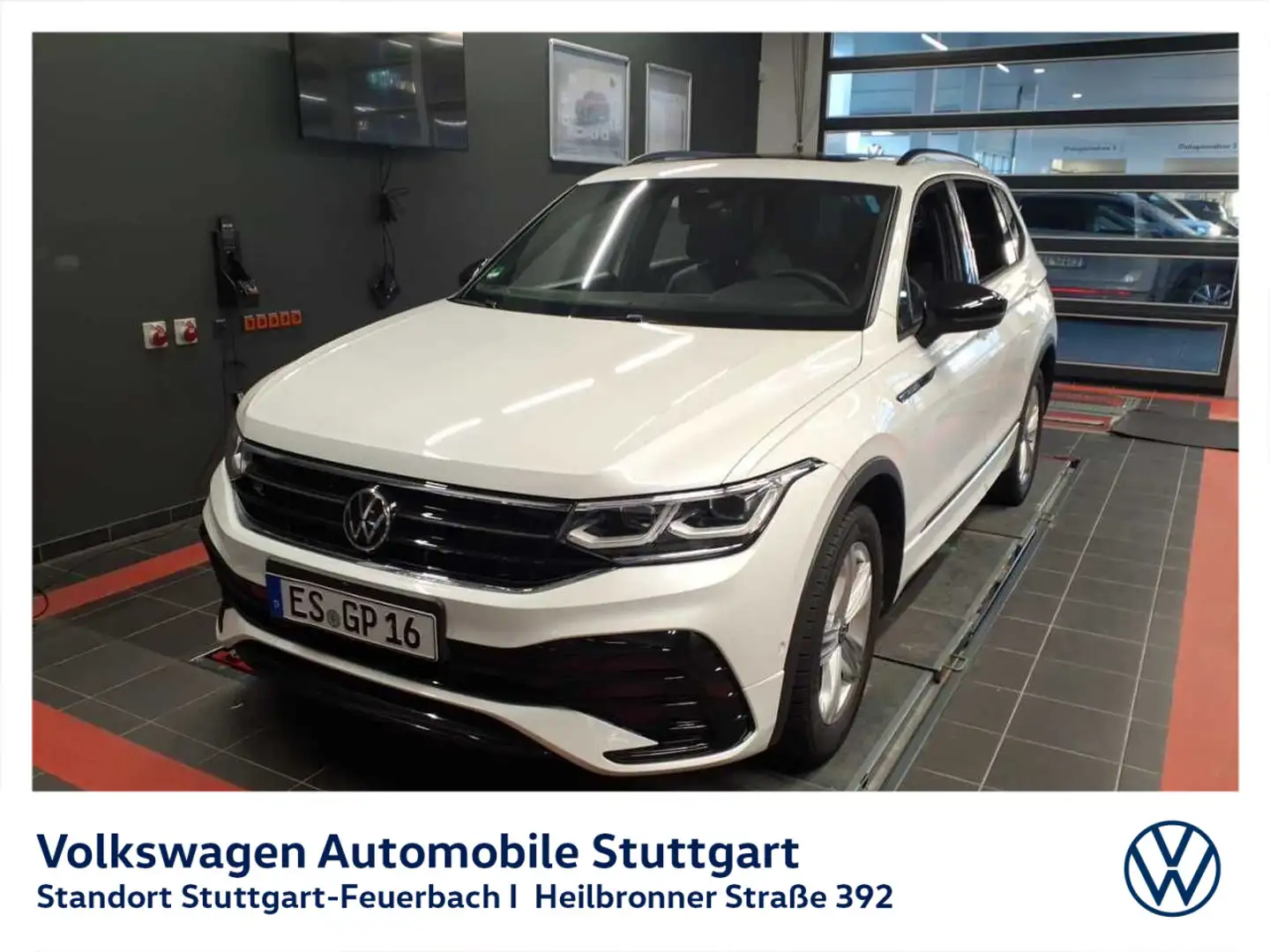 Volkswagen Tiguan Allspace 2.0 TDI R-Line DSG Navi Kamera Weiß - 1